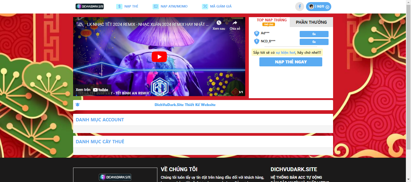  CODE SHOP BÁN ACC, CÀY THUÊ ROBLOX GIAO DIỆN MÀU XANH - TeemeG