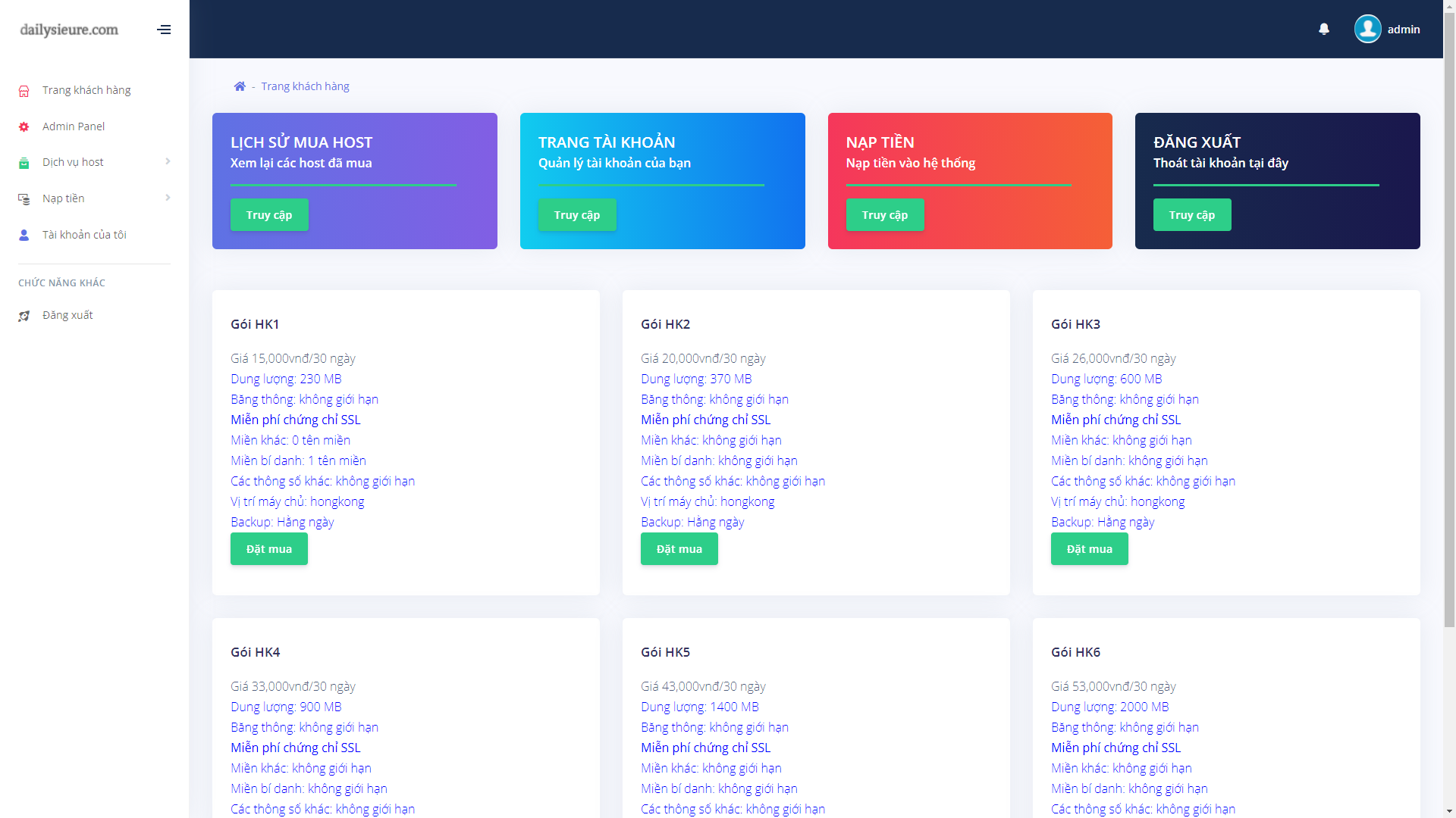  CODE BÁN HOST TỰ ĐỘNG GIỐNG DAILYSIEURE BẢN CŨ - TeemeG