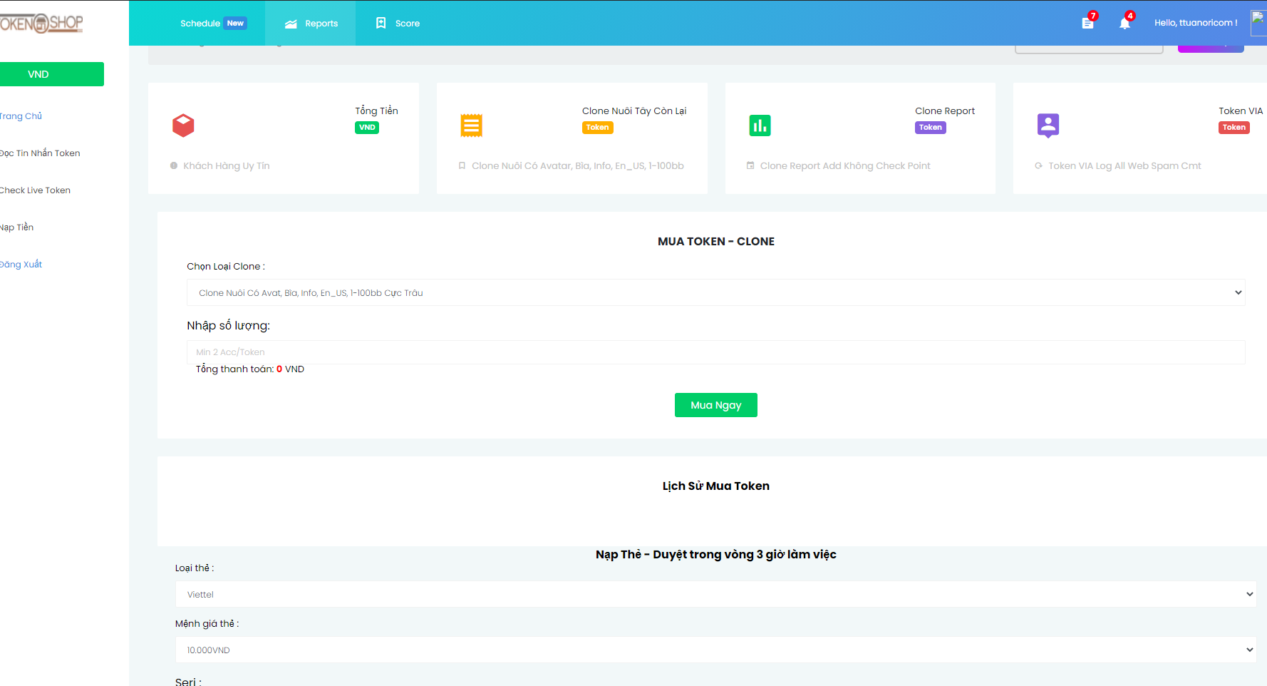  CODE BÁN TOKEN FB - TeemeG